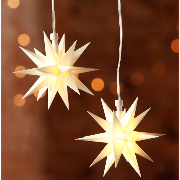 Mini-Leuchtstern »Star« mit Netzteil LED