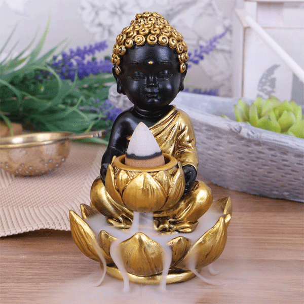 Kleiner Buddha – Rückfluss-Räucherbrenner