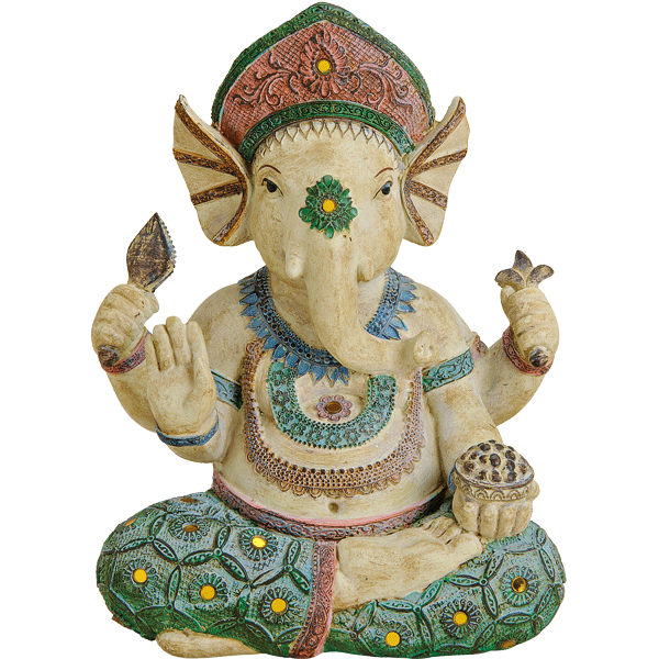 Ganesha, bunt 23 cm