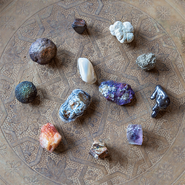 Mineralienset »Schätze der Erde«, in Schmuckbox
