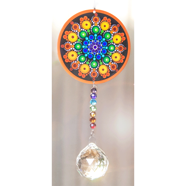 Magic Kristall-Windspiel »Mandala«, 40 cm