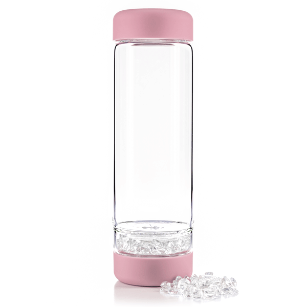 inu! Trinkflasche »Blossom Rose« mit Bergkristall, 500ml