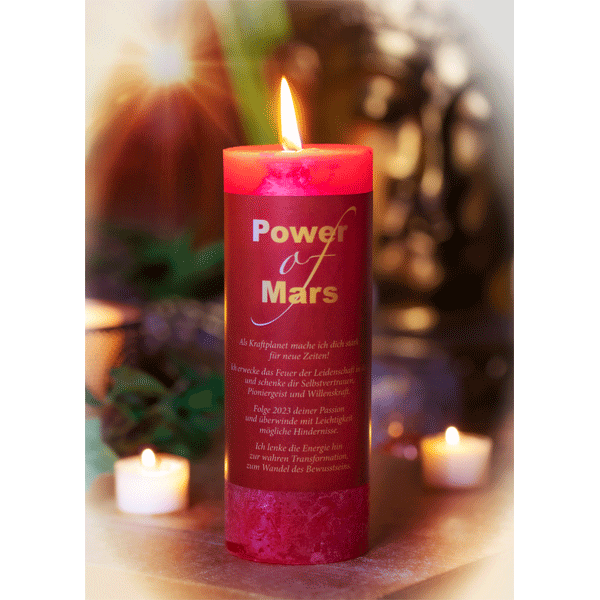 Ritualkerze »Power of Mars«