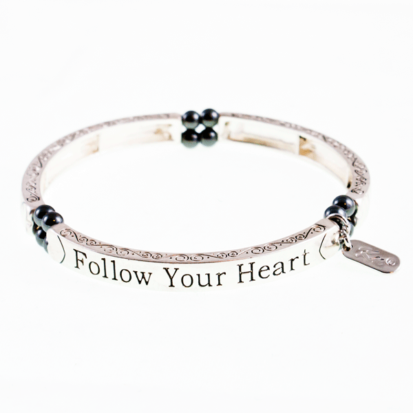Affirmationsarmband »Follow Your Heart«