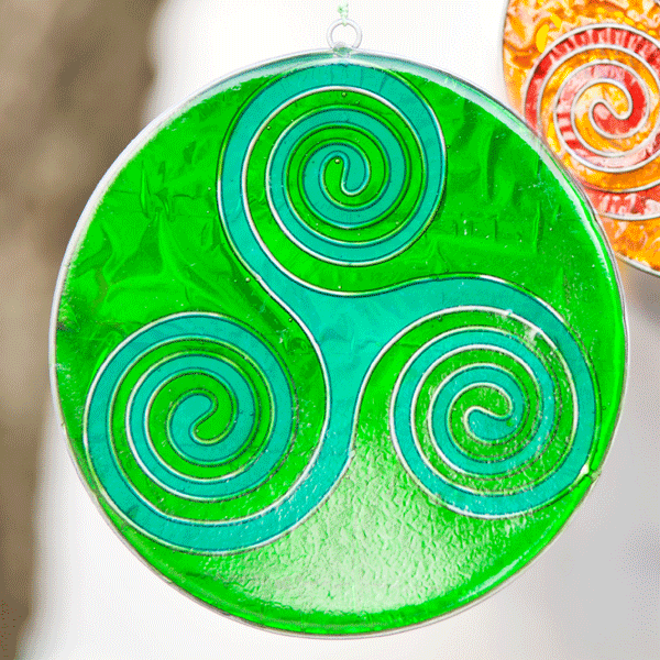 Suncatcher »Triskel«, grün