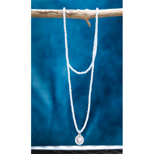 Kristall-Perlenkette »Gelassenheit«; L ca. 75 cm