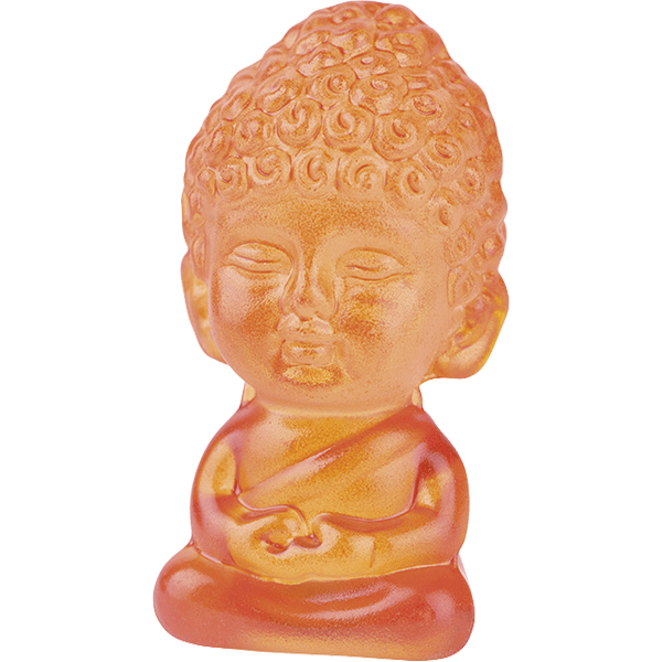 Glücksbringer »Buddha« orange (Omm for you)