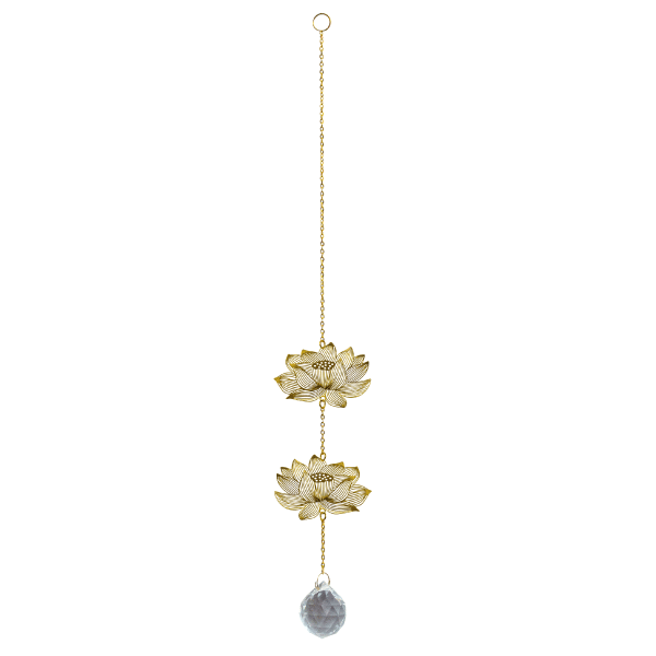 Dekohänger »Lotus« mit Kristallkugel, L 40 cm