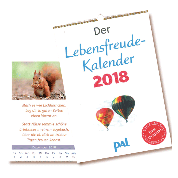 Der Lebensfreude-Kalender 2018