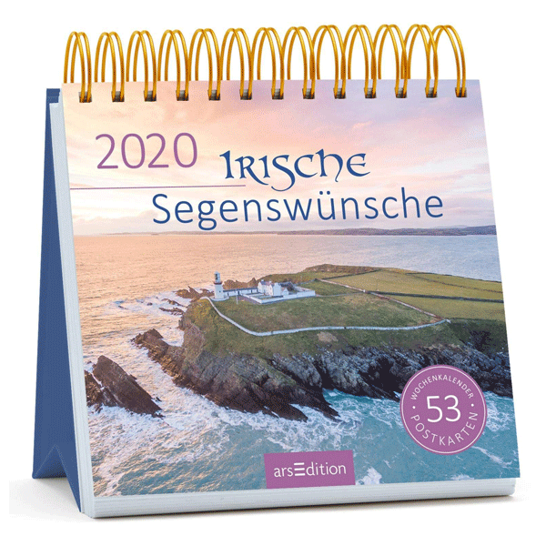 Irische Segenswünsche, Postkartenkalender 2020