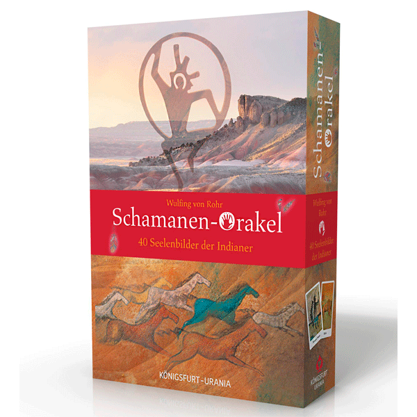 Schamanen-Orakel, Set mit Buch und 40 Karten