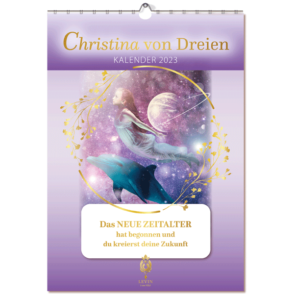 Wandkalender 2023 »Christinas Visionen für die Neue Zeit« A4